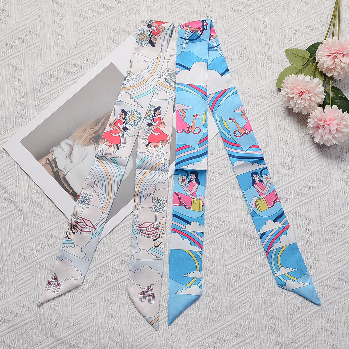 Luxury Bags Sales - Women Hair Scarf 2024 New Brand