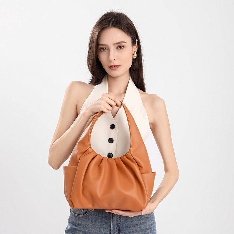 Luxury Bags That Are Affordable - Elegant Women New Luxury Ruched Cloud