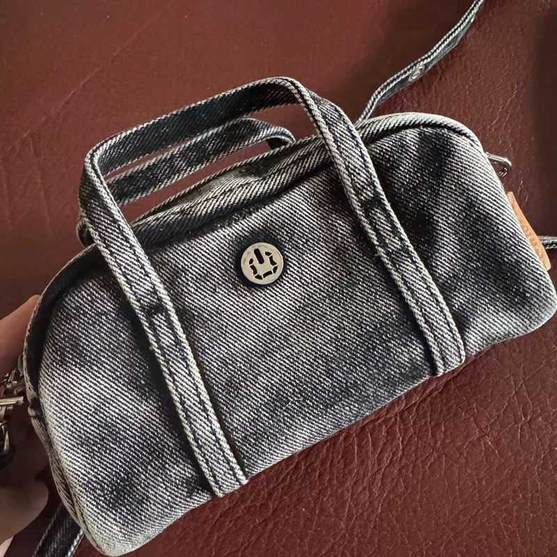Luxury Bags Design - Korean Casual Mini Denim Box Bags