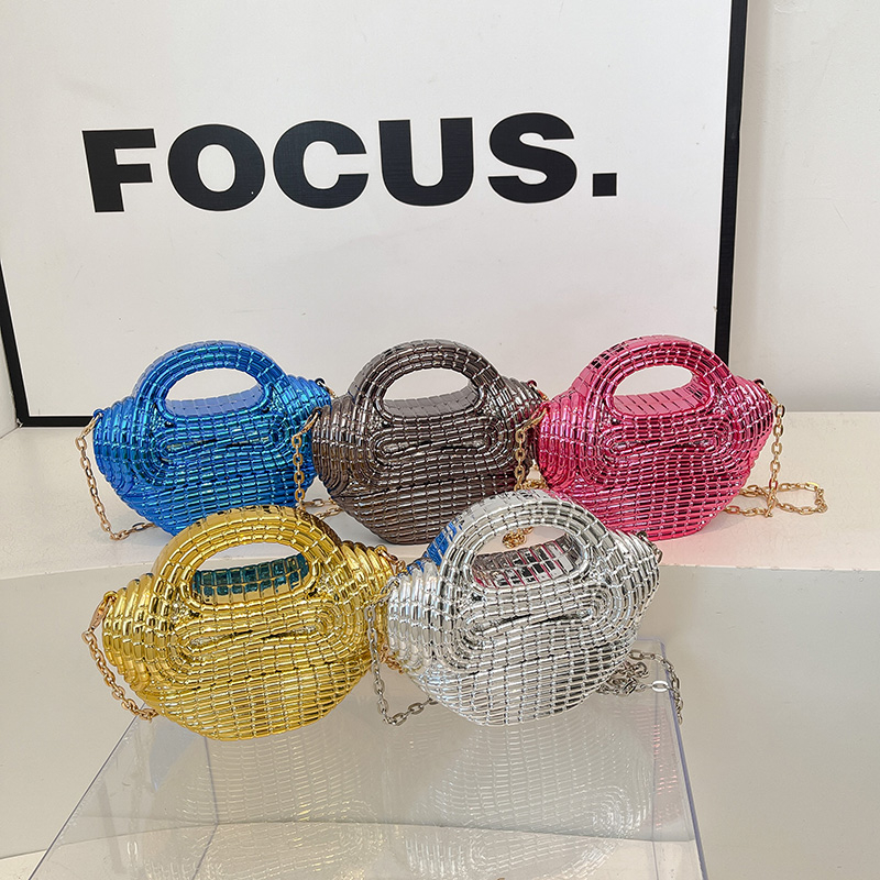 Luxury Bags That Are Affordable - Summer PVC Solid Color Hasp CHAINS