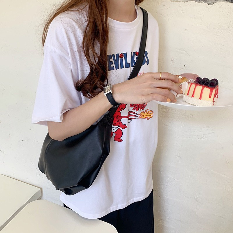 Women Simplicity Ruched Dumpli - Luxury Bags That Are Affordable 리뷰 및 가격
