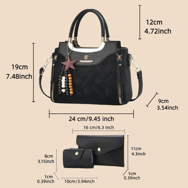 Stylish women's handbag, solid - Luxury Bags & Leather Repair Of Atlanta Photos 리뷰 및 가격