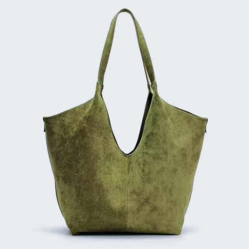 Suede large-capacity bag for w - Bucket Bag Suede 리뷰 및 가격