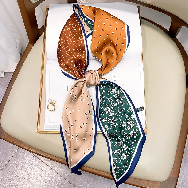 Design Print Skinny Scarf Plai - Luxury Bags Sales 리뷰 및 가격
