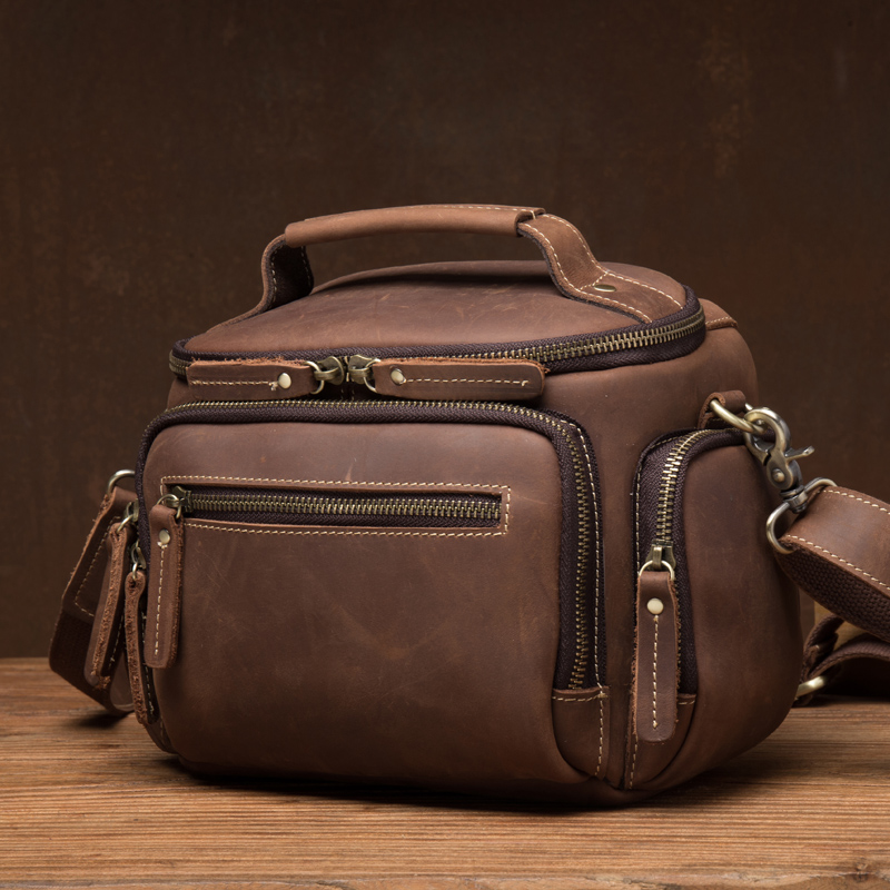 Crazy horse leather handmade s - Bucket Bag Suede 리뷰 및 가격