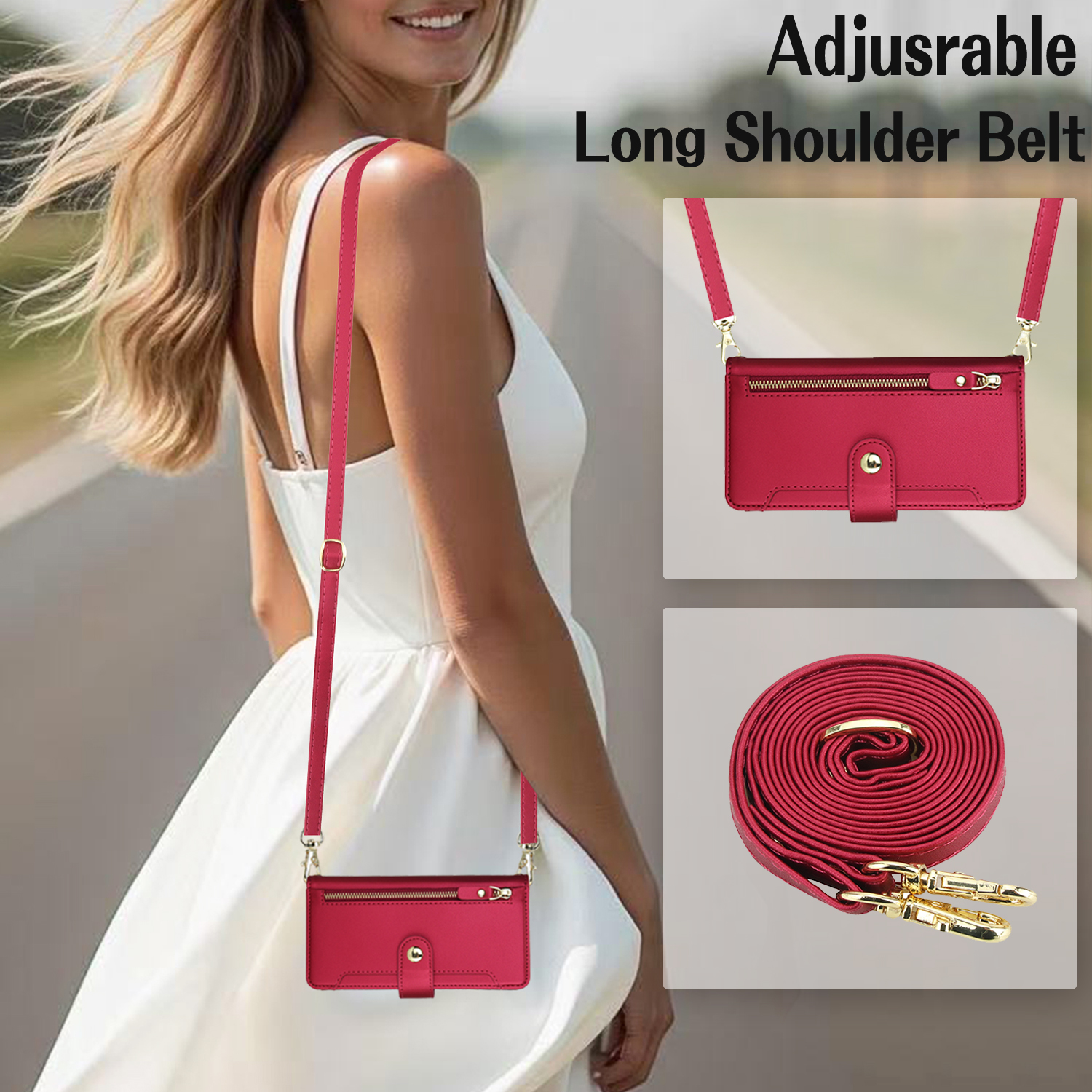 Crossbody Zipper Leather Walle - Luxury Bags & Leather Repair Of Atlanta Photos 리뷰 및 가격