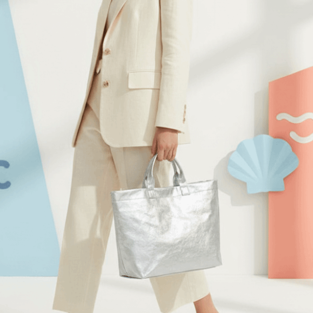 Transparent PVC Paper Tote Bag - Bucket Bag Suede 리뷰 및 가격