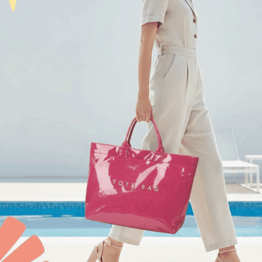 Transparent PVC Paper Tote Bag - Bucket Bag Suede 리뷰 및 가격