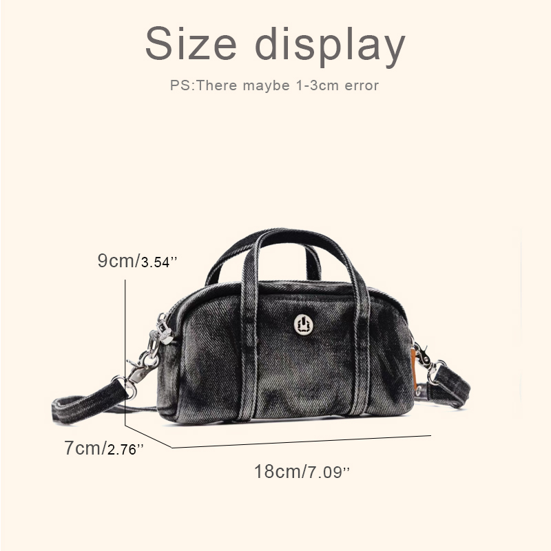Korean Casual Mini Denim Box B - Luxury Bags Design 리뷰 및 가격