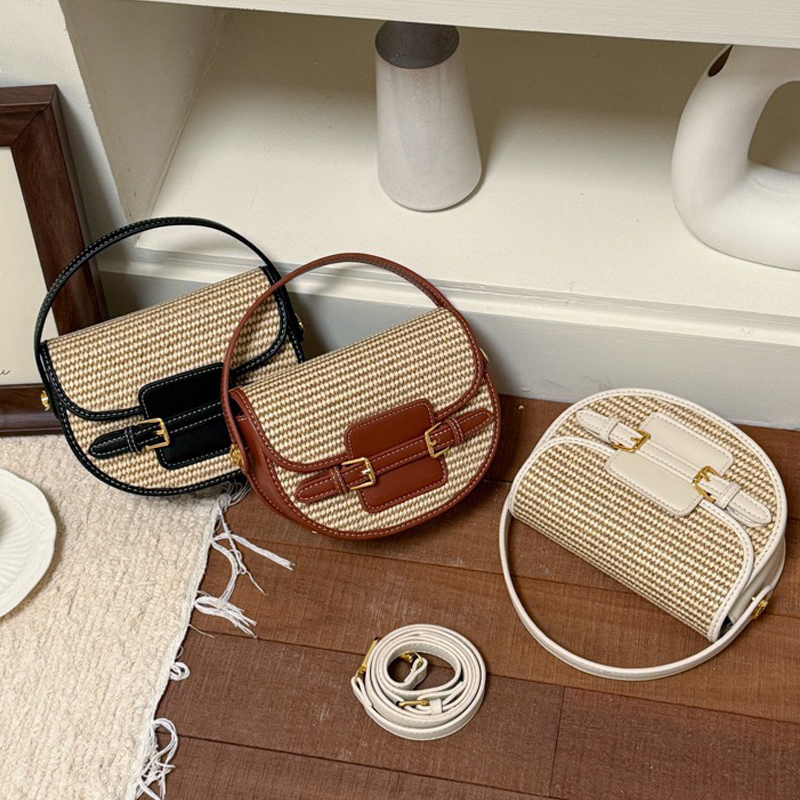 England Style Mini Straw Saddl - Luxury Bags Design 리뷰 및 가격