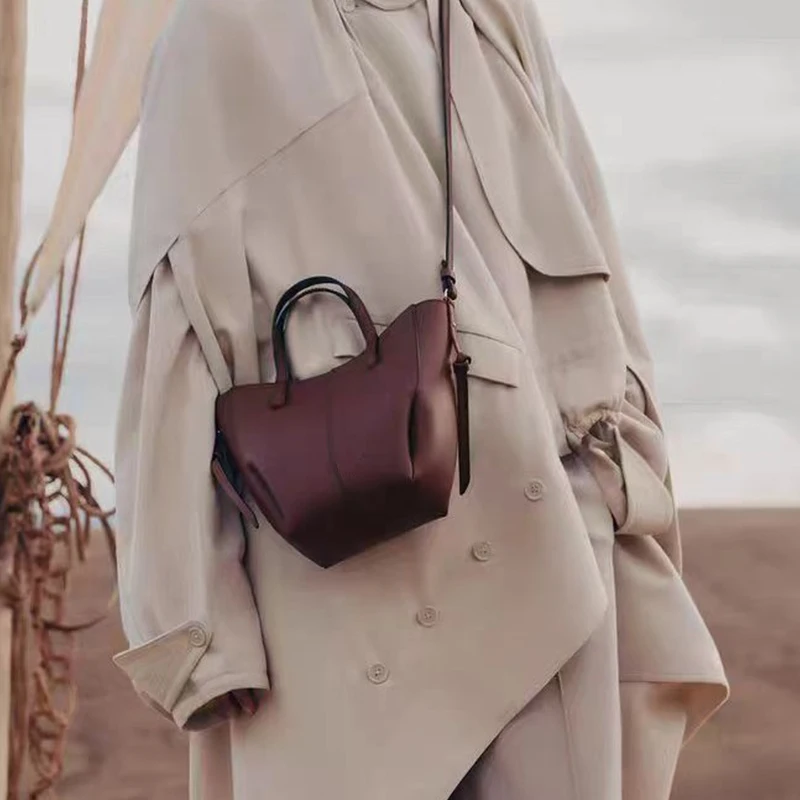 2026 New Women Large Handbag L - Bucket Bag Suede 리뷰 및 가격