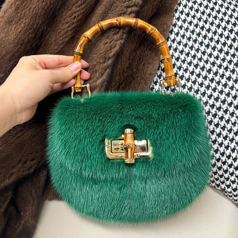 Women's Bags Mink Fur Handbags - Luxury Bags Gr 리뷰 및 가격